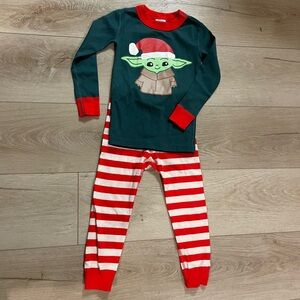 Unisex Star Wars x Hanna Andersson Christmas Baby Yoda Pajamas